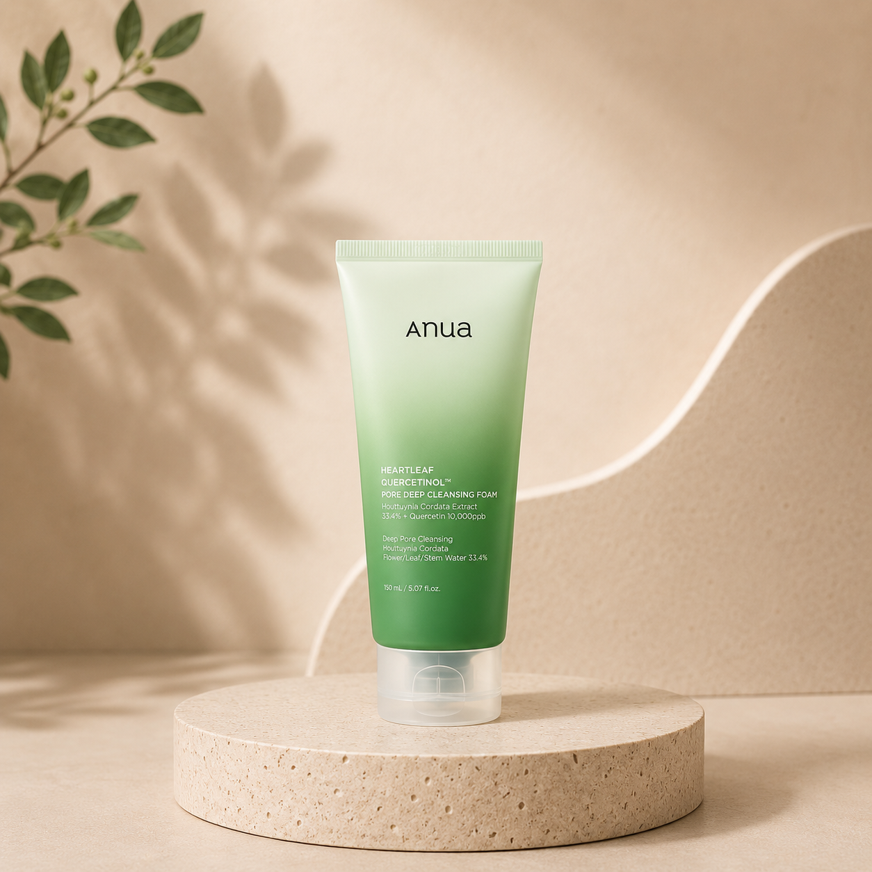 Anua Heartleaf Quercetinol Pore Deep Cleansing Foam 150 ml