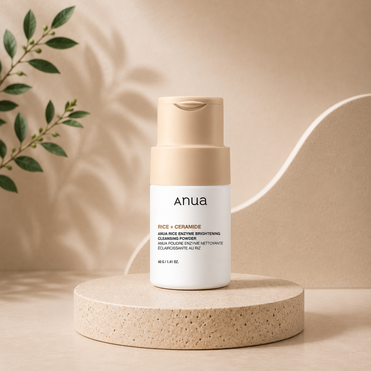 Anua Rice Enzyme Brightening Cleansing Powder 40g